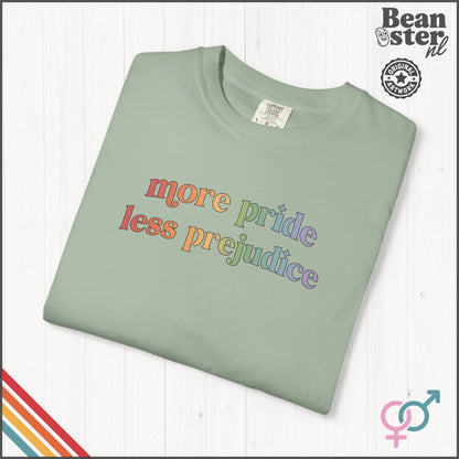More Pride Less Prejudice LGBTQ Pride T-Shirt