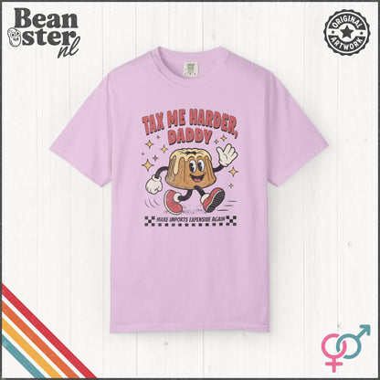Tax Me Harder Daddy Funny Meme T-Shirt Retro Graphic Tee