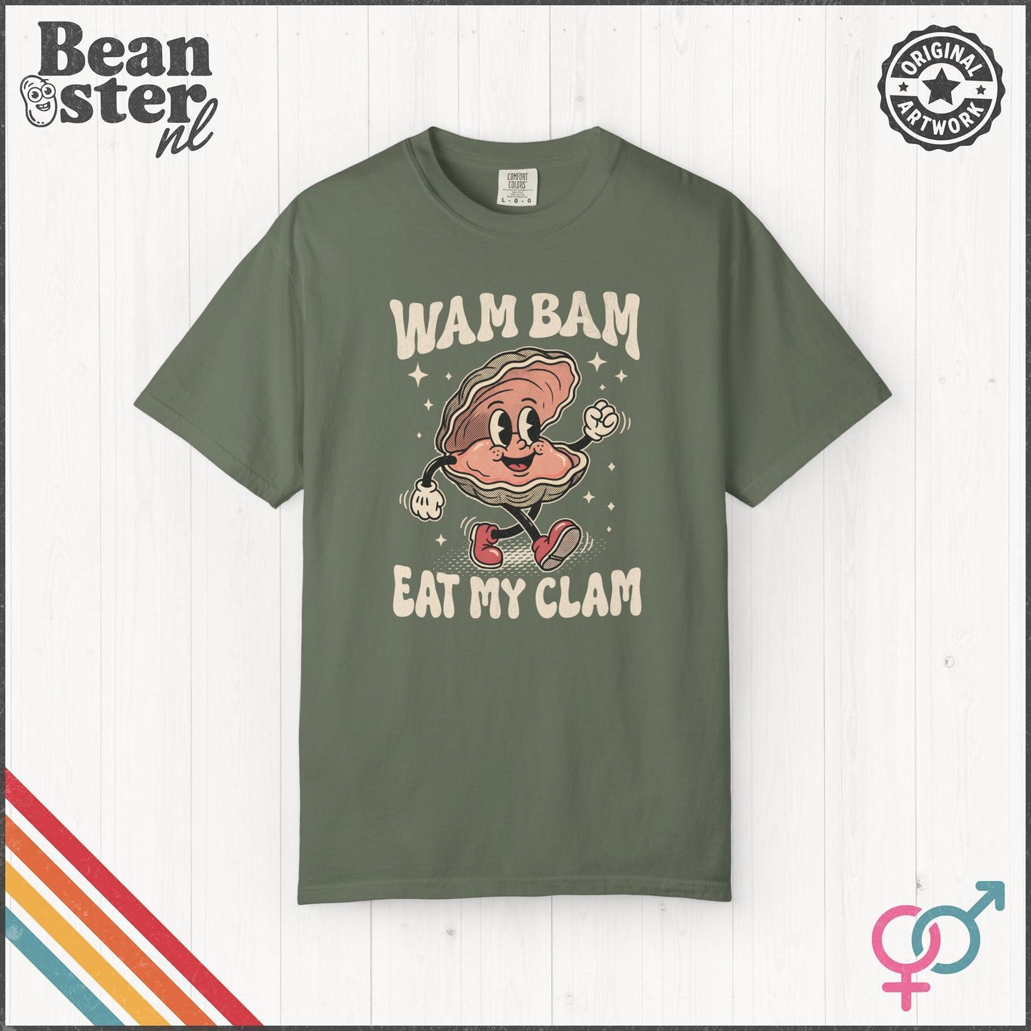 Eat My Clam T-Shirt – Funny NSFW Retro Graphic Tee