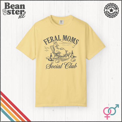 Feral Moms Social Club T-Shirt – Funny Mom Life Tee