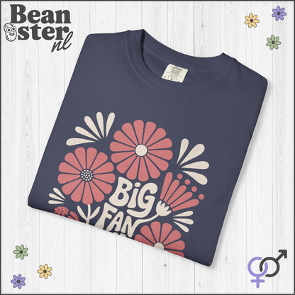 Big Fan of Human Rights | Abstract Flowers T-Shirt