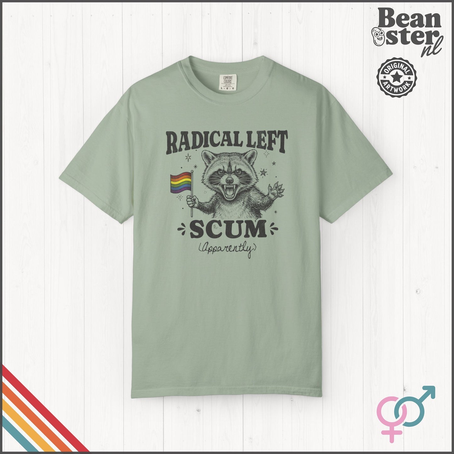 Radical Left Scum T-Shirt | Funny Political Protest Tee