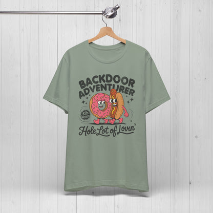 🎯Backdoor Adventurer Shirt | Donut Hotdog Tee