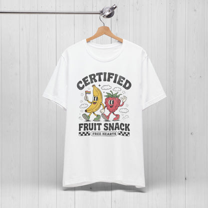 Certified Fruit Snack Tee – Cute Retro LGBTQ Pride Shirt