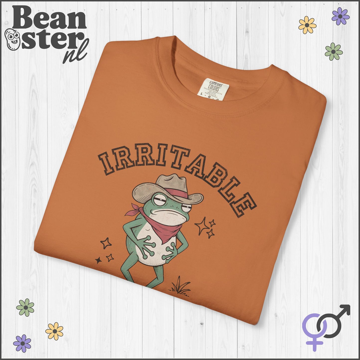 Irritable Like My Bowels Frog Shirt | Funny IBS Gift Tee
