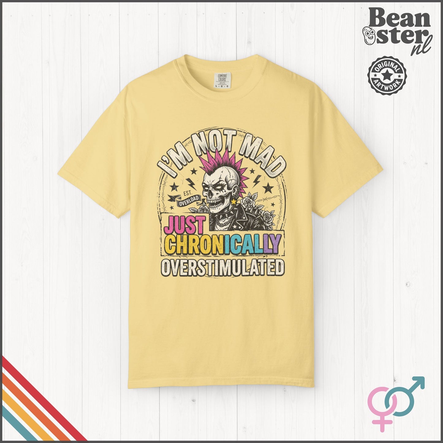 Chronically Overstimulated Shirt | ADHD Humor T-Shirt