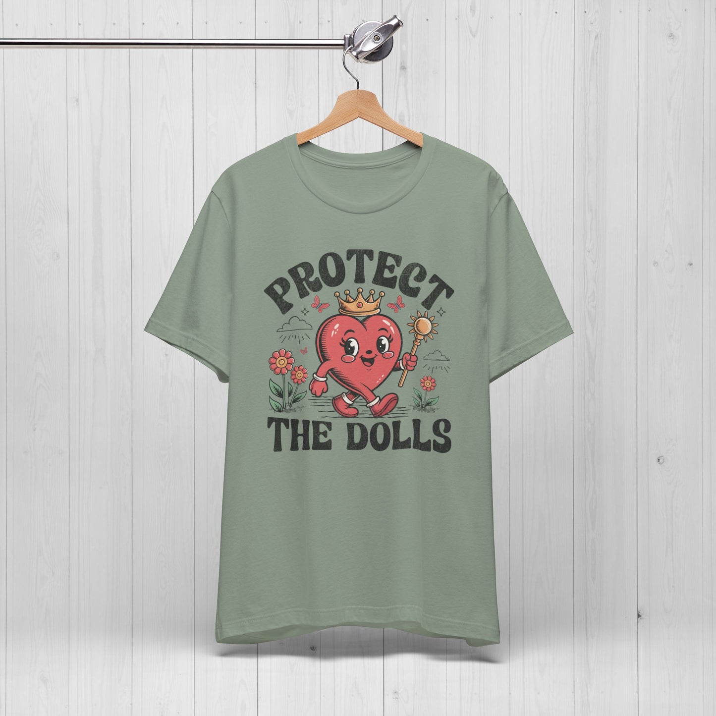 Protect The Dolls Retro Tee – LGBTQ+ Rights Shirt