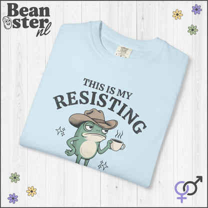 Quirky Frog Shirt – Resisting Bitch Face Tee