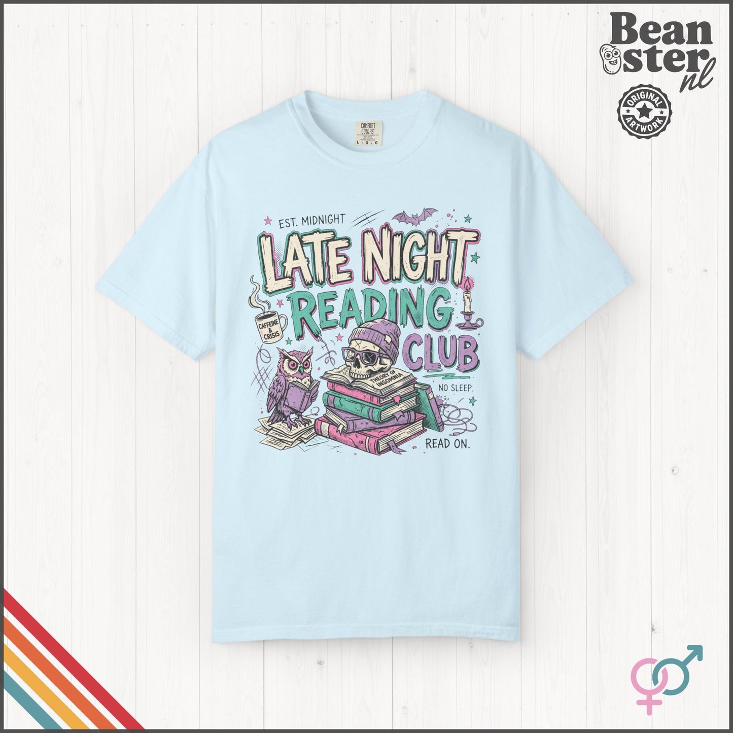 Late Night Reading Club T-Shirt | Creepy Book Lover Tee