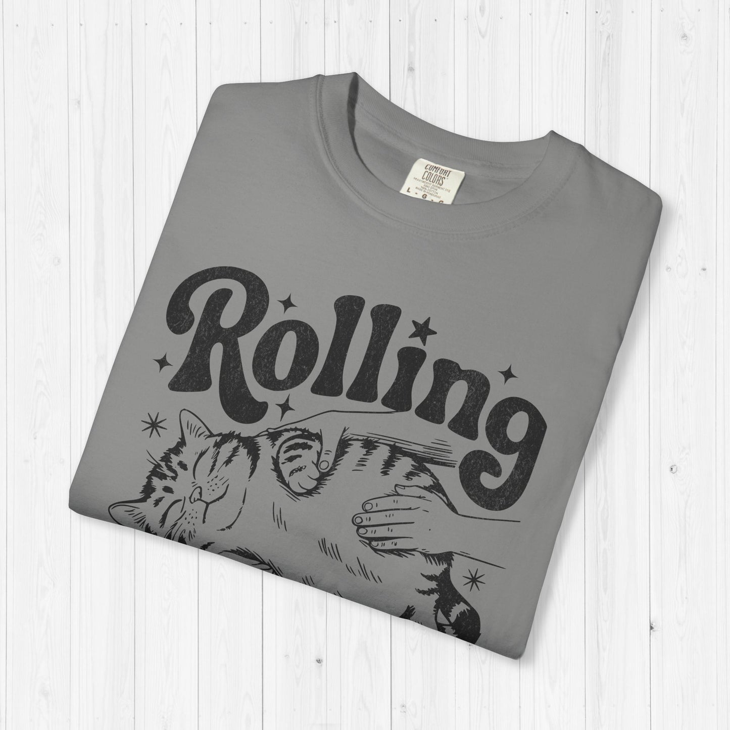 Rolling Fatties Cat Shirt Funny Cannabis Tee