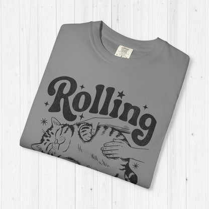 Rolling Fatties Cat Shirt Funny Cannabis Tee