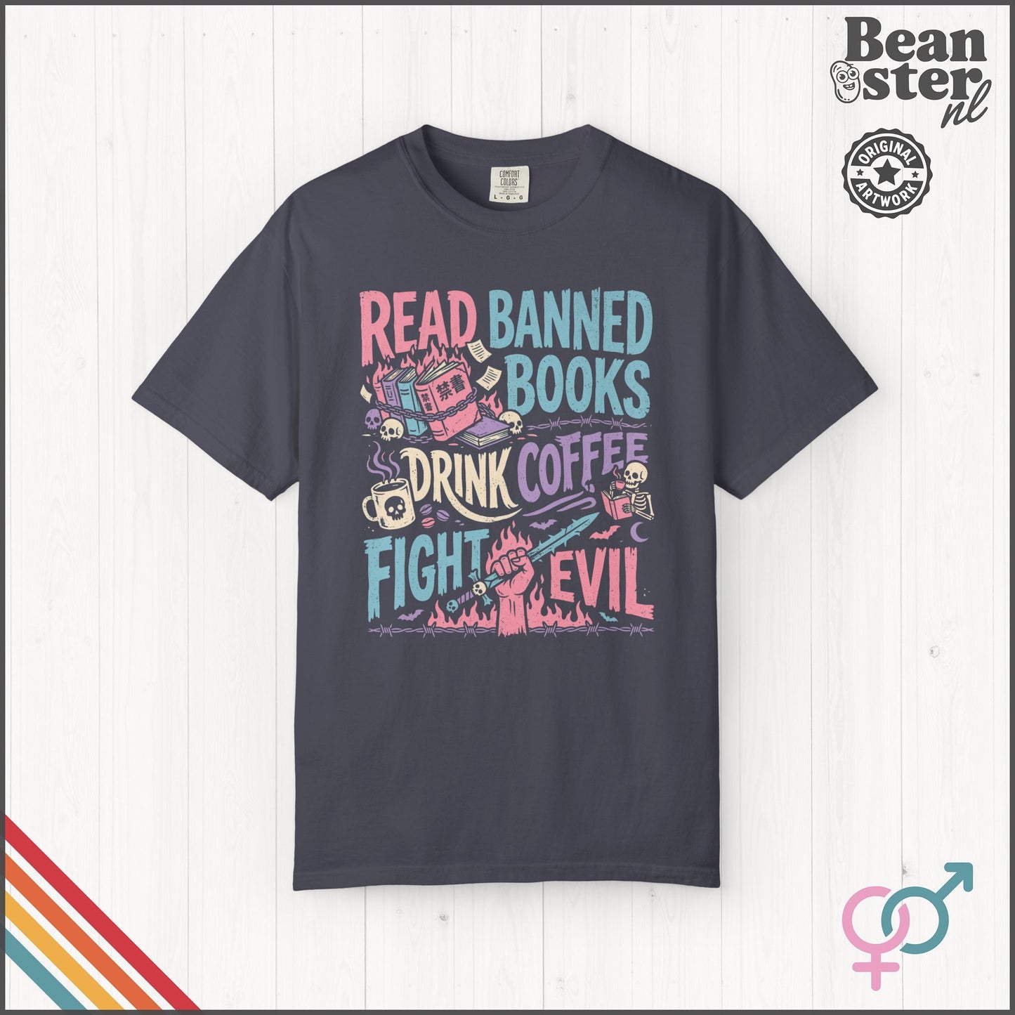 Read Banned Books Coffee Activist T-Shirt