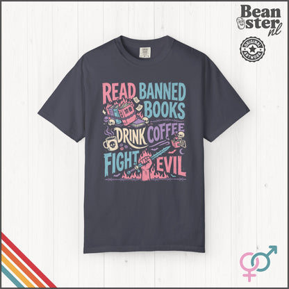 Read Banned Books Coffee Activist T-Shirt