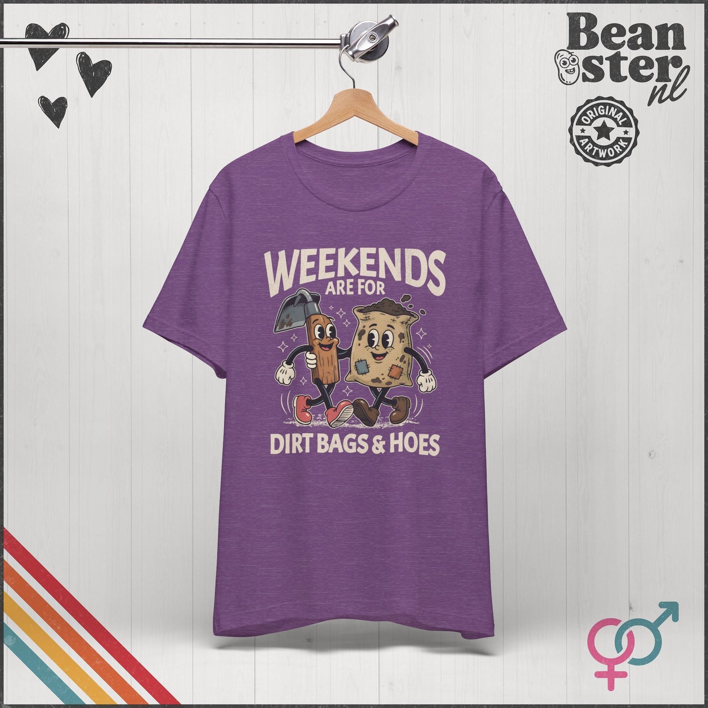 Hoes And Dirt Bags Graphic Tee – Funny Adult Humor Shirt