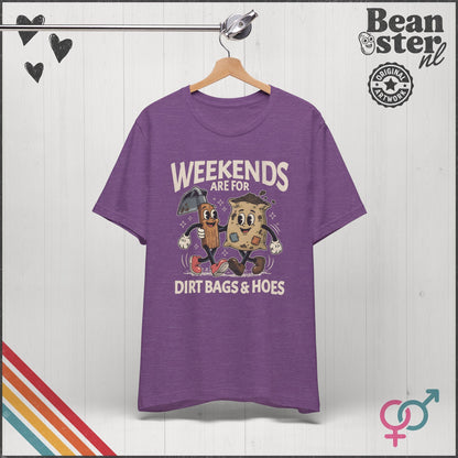 Hoes And Dirt Bags Graphic Tee – Funny Adult Humor Shirt