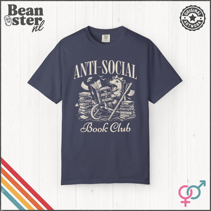 Anti Social Book Club T-Shirt for Book Lovers Shirt