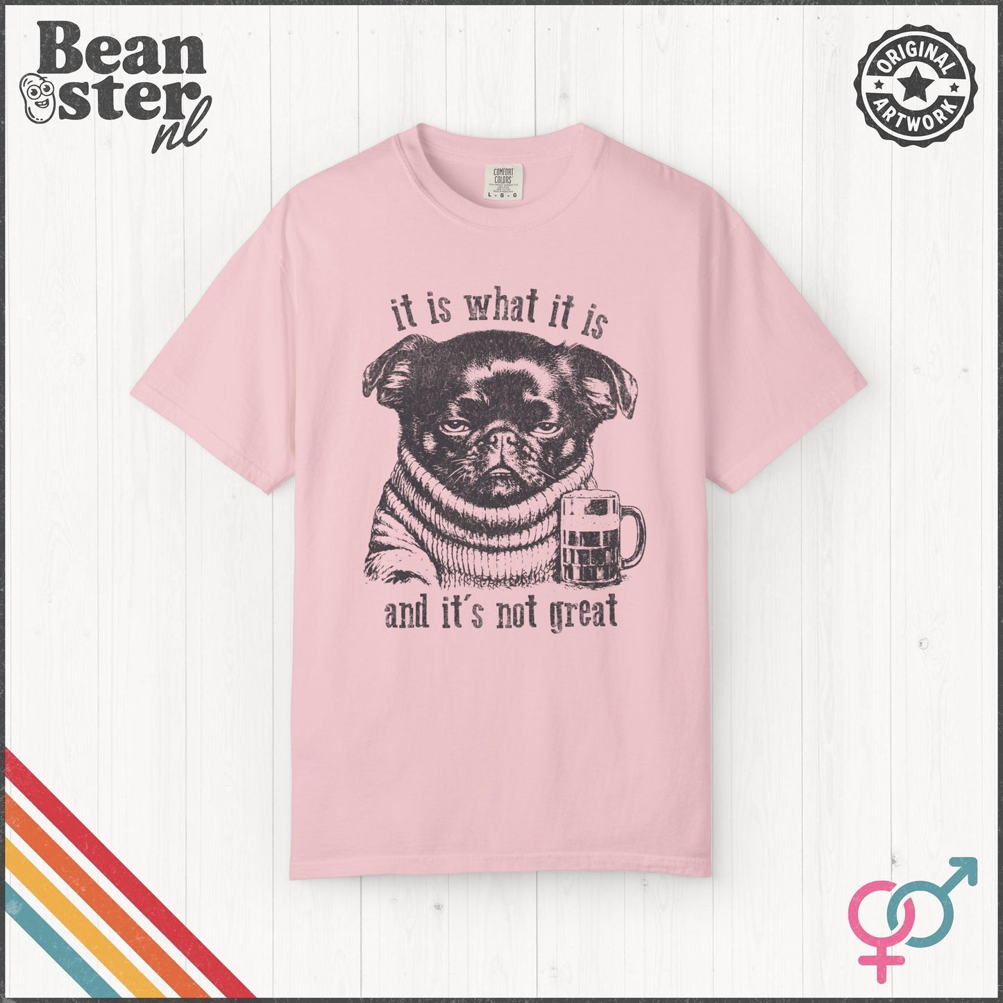 It Is What It Is & It’s Not Great Funny Brussels Griffon T-Shirt