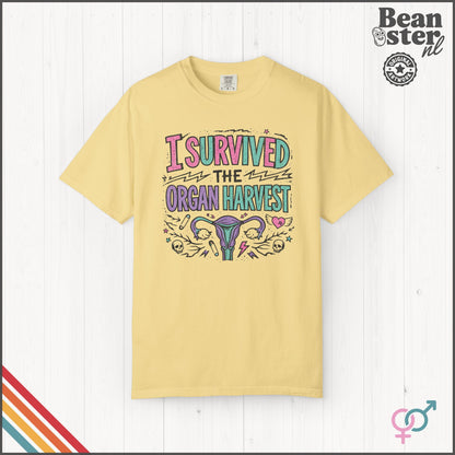 Funny Hysterectomy Shirt | I Survived the Organ Harvest Tee