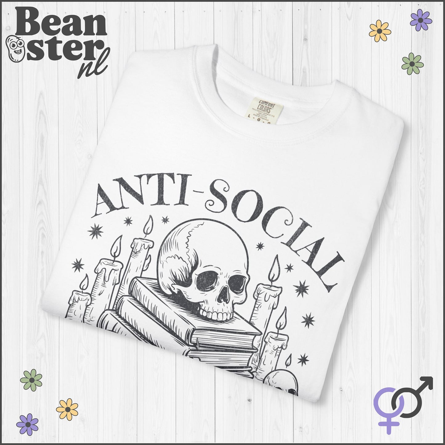 Anti Social Book Club T-Shirt | Funny Book Lover Tee