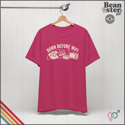 Born Before WiFi T-Shirt | Funny Vintage Gen-X Gift