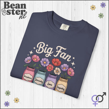 Cute Jar Graphic Tee – Human Rights Flower Slogan Shirt