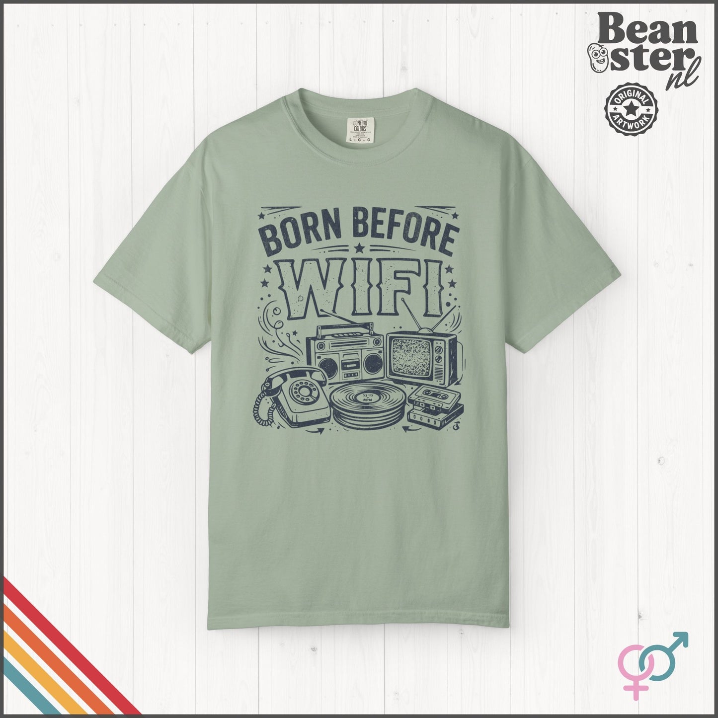 Born Before WiFi Shirt | Funny Gen X Gift