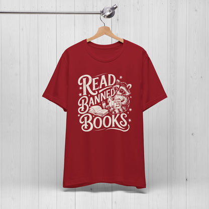 Read Banned Books Raccoon Shirt