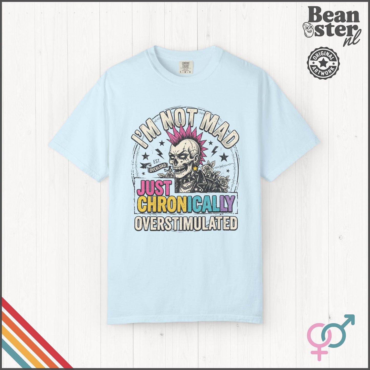 Chronically Overstimulated Shirt | ADHD Humor T-Shirt