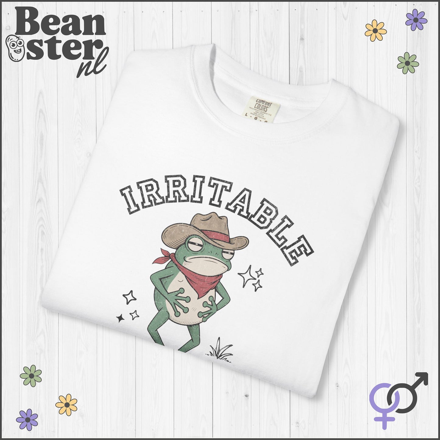 Irritable Like My Bowels Frog Shirt | Funny IBS Gift Tee