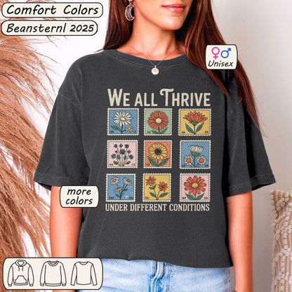 We All Thrive Tee – Mental Health Awareness Shirt