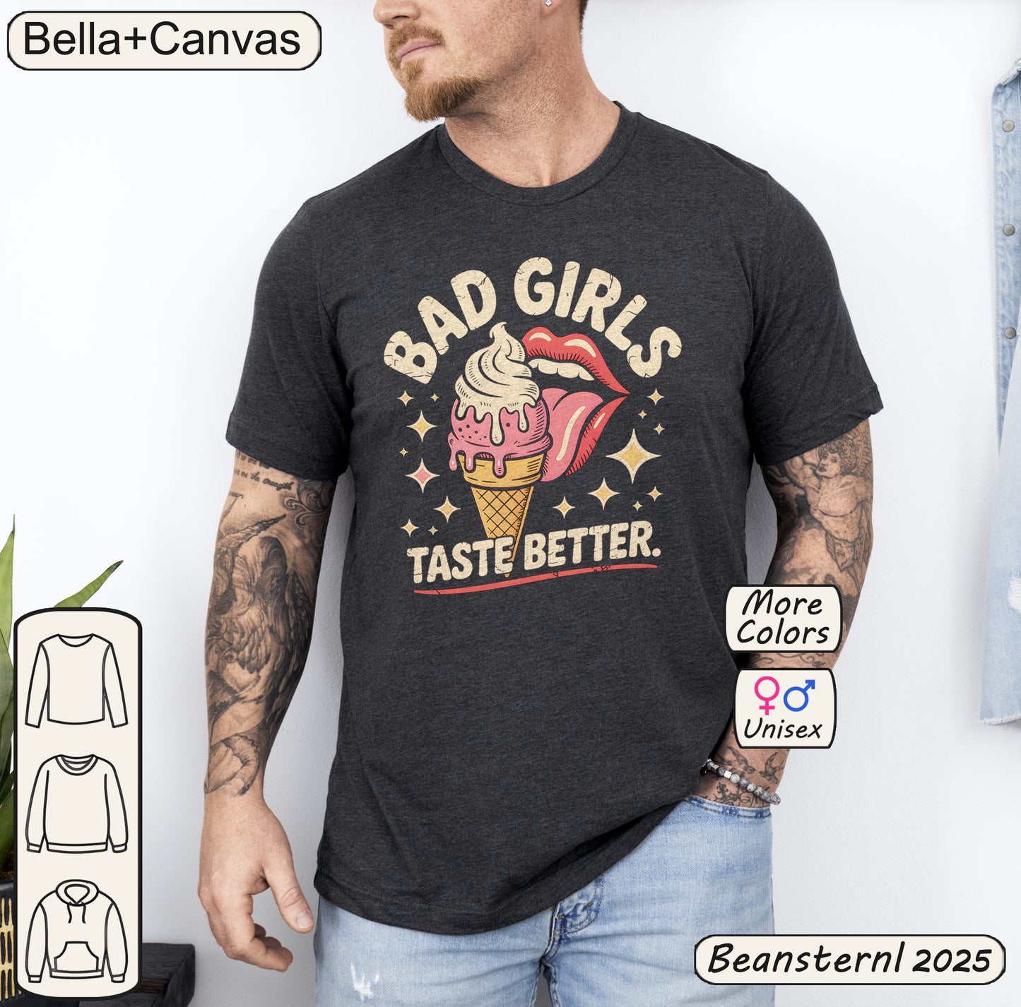Bad Girls Taste Better Tee | Funny Retro Graphic Shirt