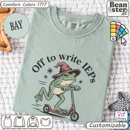 Funny Frog Scooter IEP Shirt | Special Ed Teacher Tee