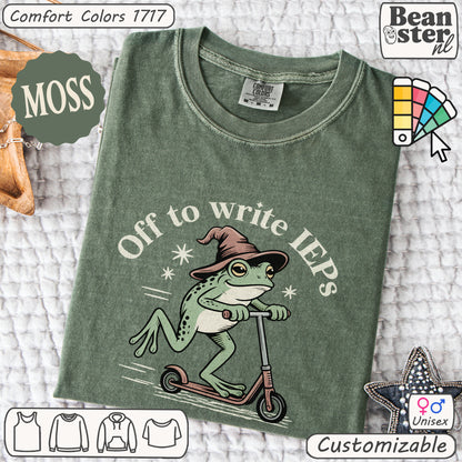 Funny Frog Scooter IEP Shirt | Special Ed Teacher Tee