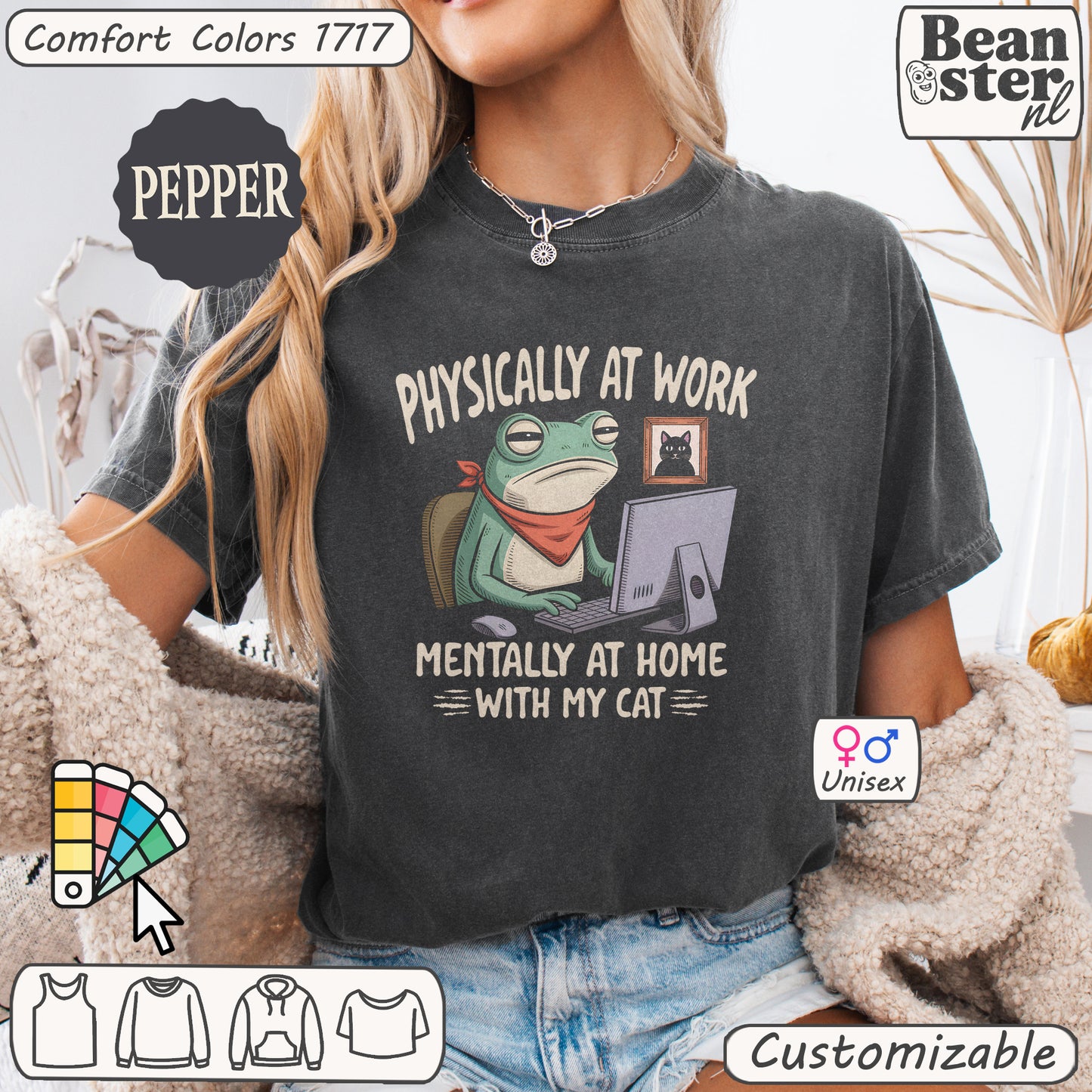 Physically At Work Mentally At Home With My Cat