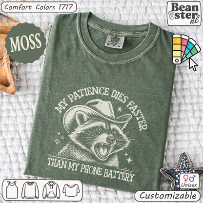 Angry Raccoon Tee – Funny Meme Pun for Gen Z Humor