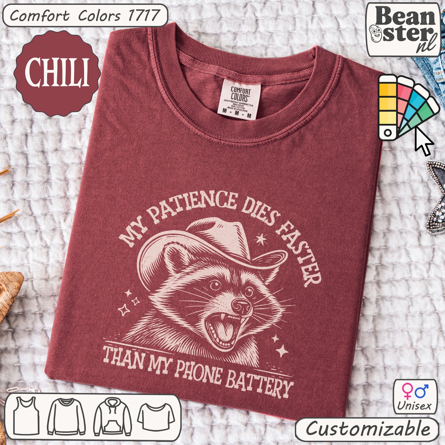 Angry Raccoon Tee – Funny Meme Pun for Gen Z Humor