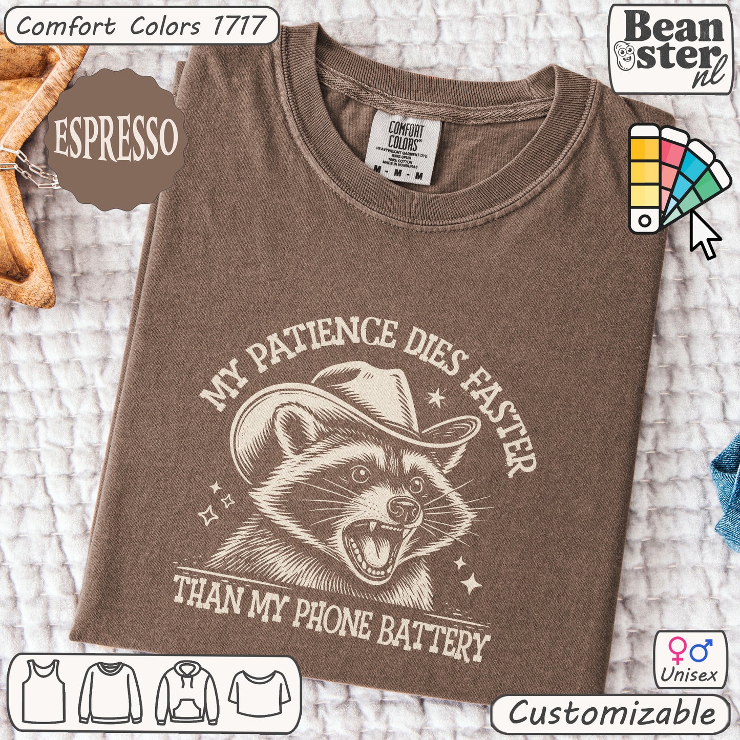 Angry Raccoon Tee – Funny Meme Pun for Gen Z Humor