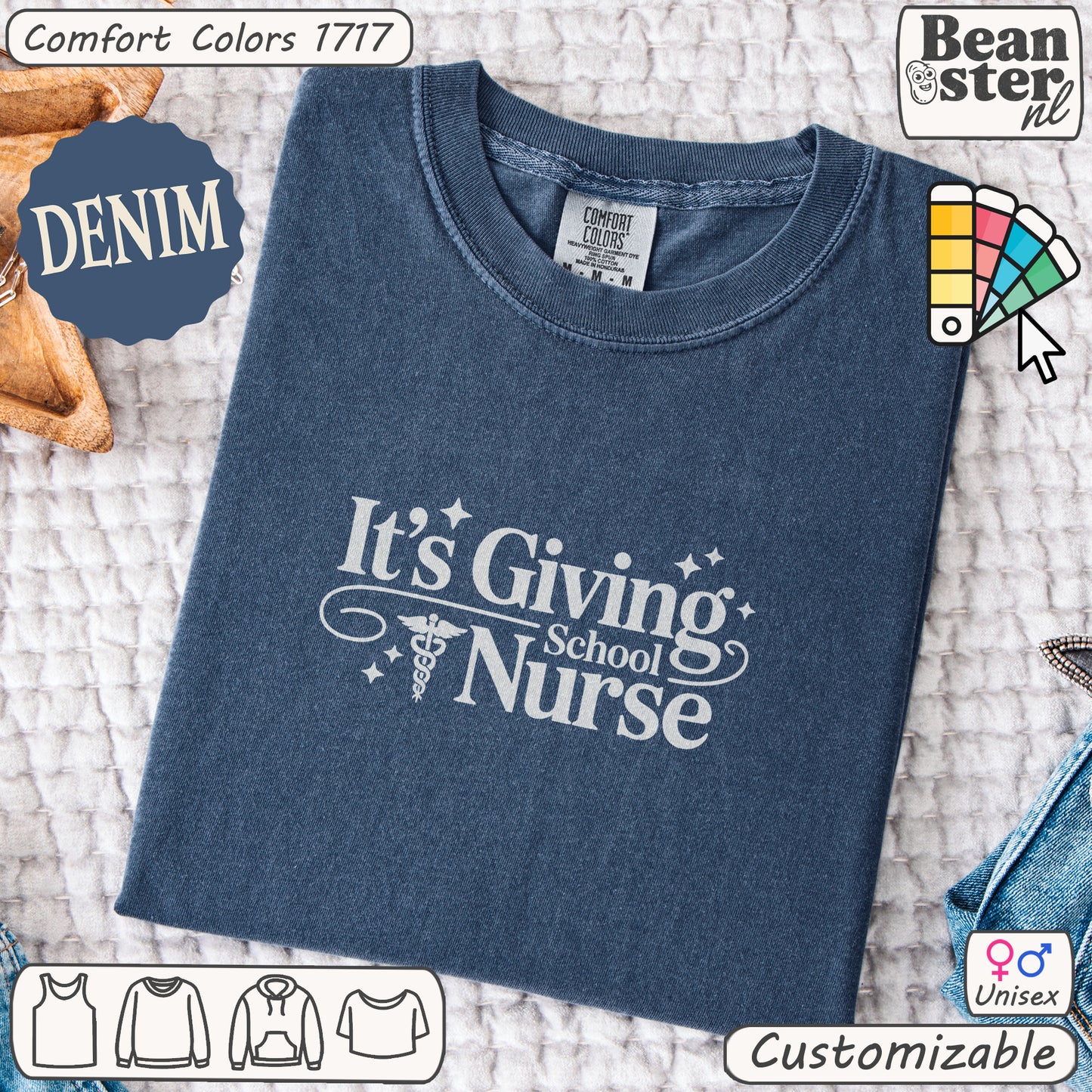 It’s Giving School Nurse Tee – Minimalist Graphic Shirt