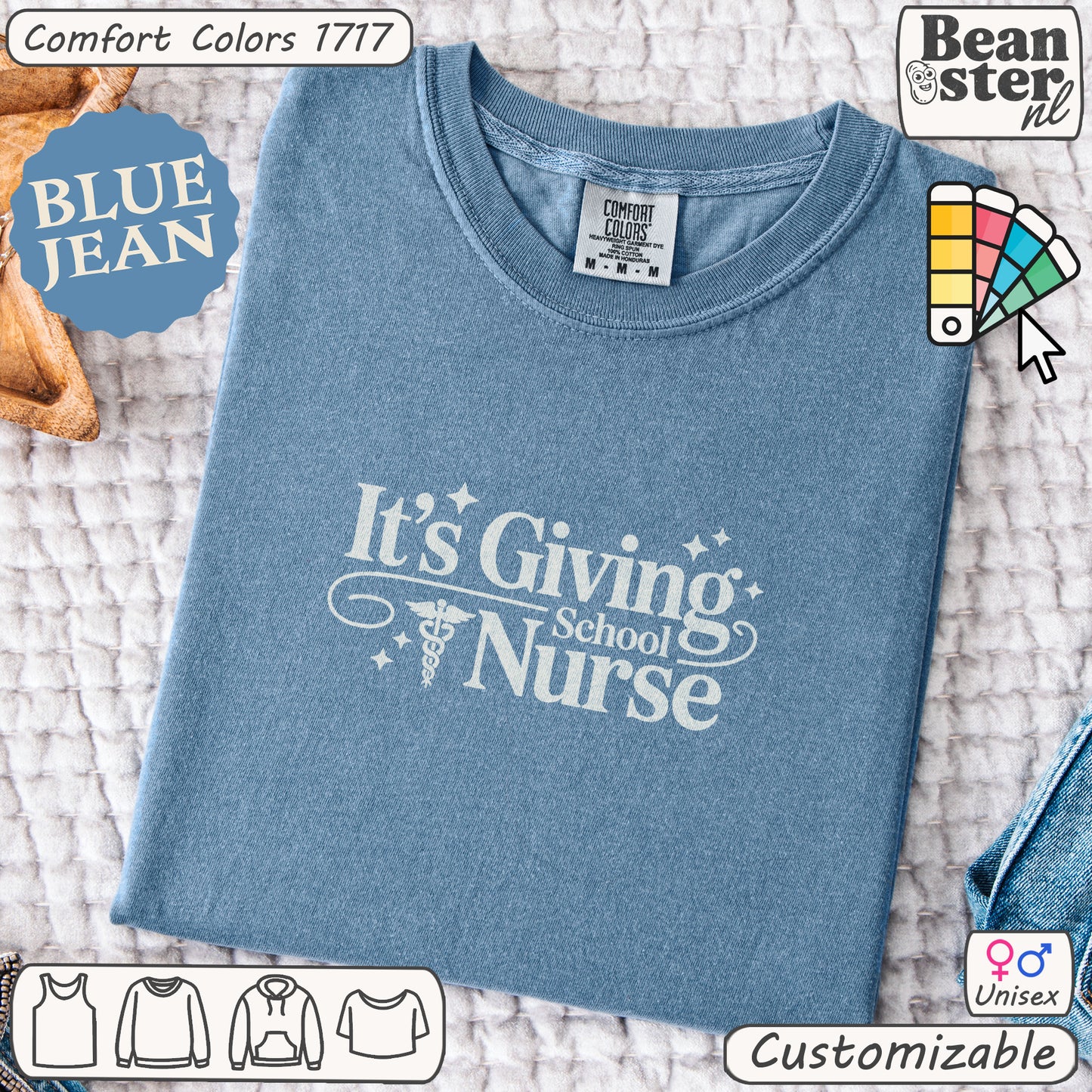It’s Giving School Nurse Tee – Minimalist Graphic Shirt