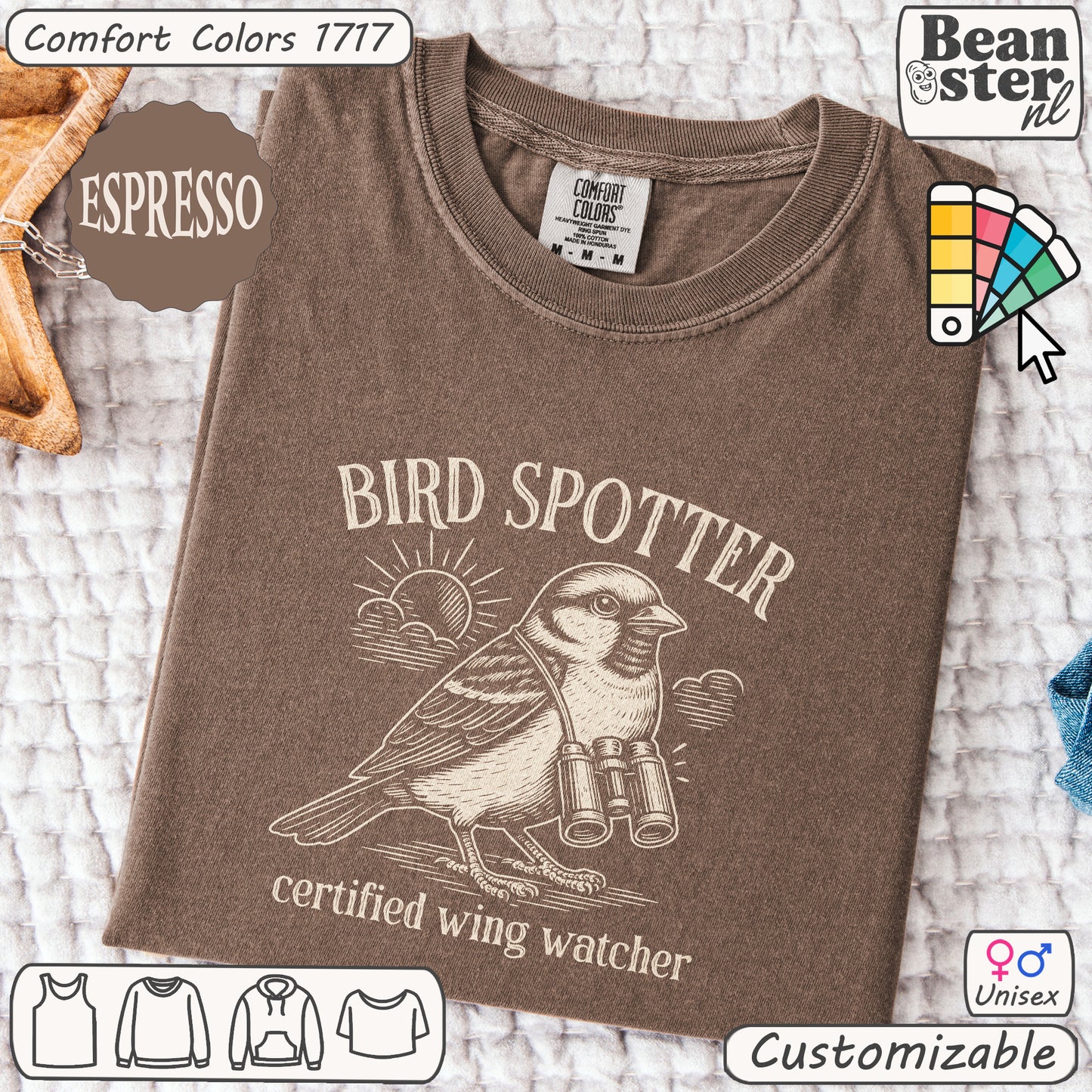 Bird Spotter T-Shirt for Birdwatchers & Nature Fans