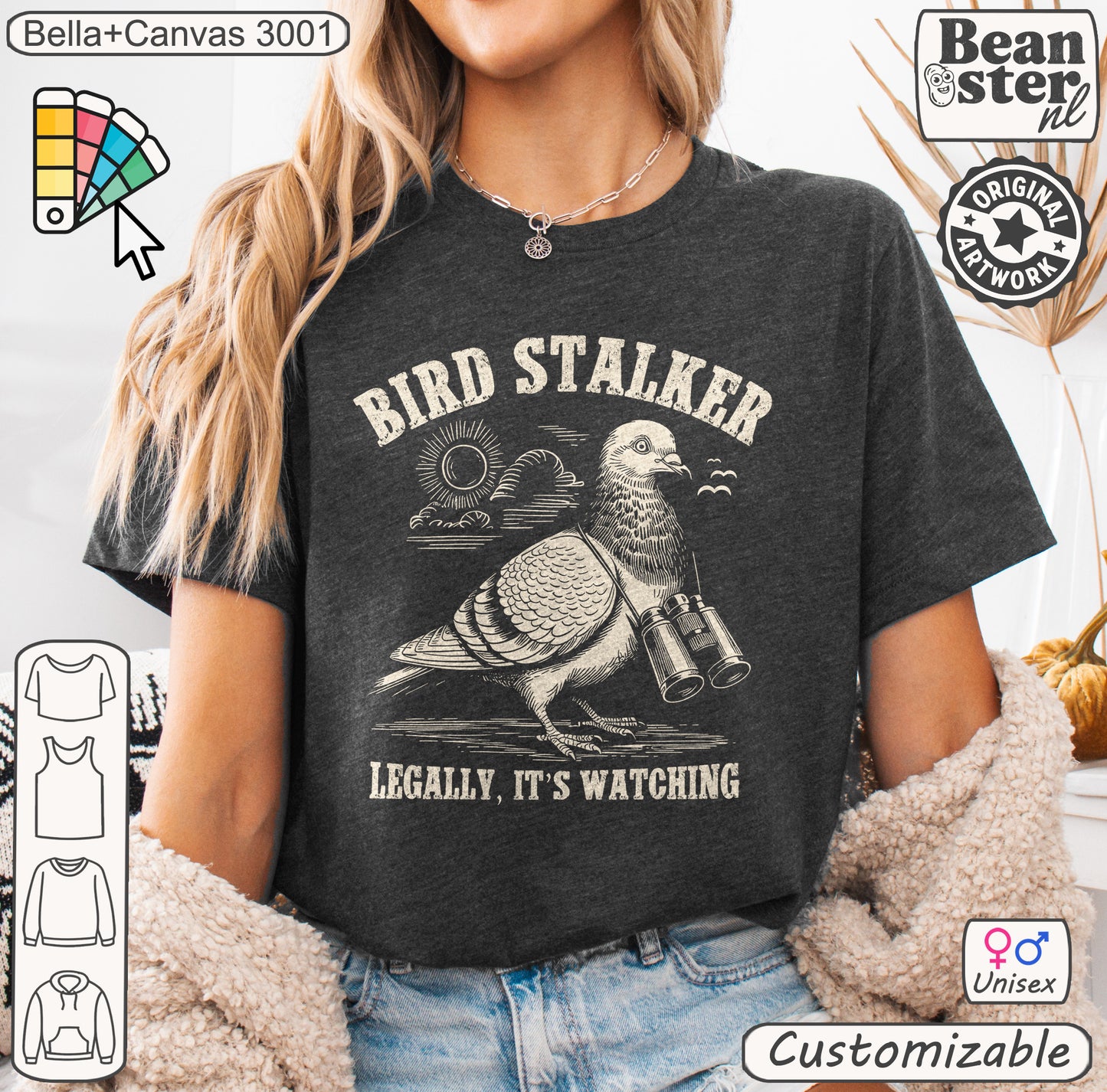 Bird Stalker T-Shirt | Funny Birdwatching Graphic Tee