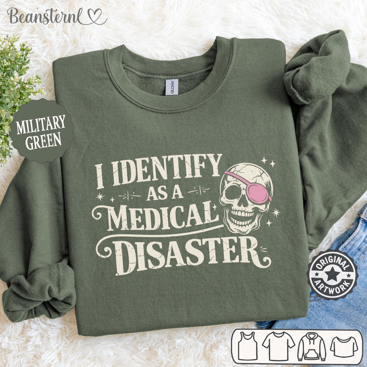 Medical Disaster Sweatshirt – Dark Humor Gift