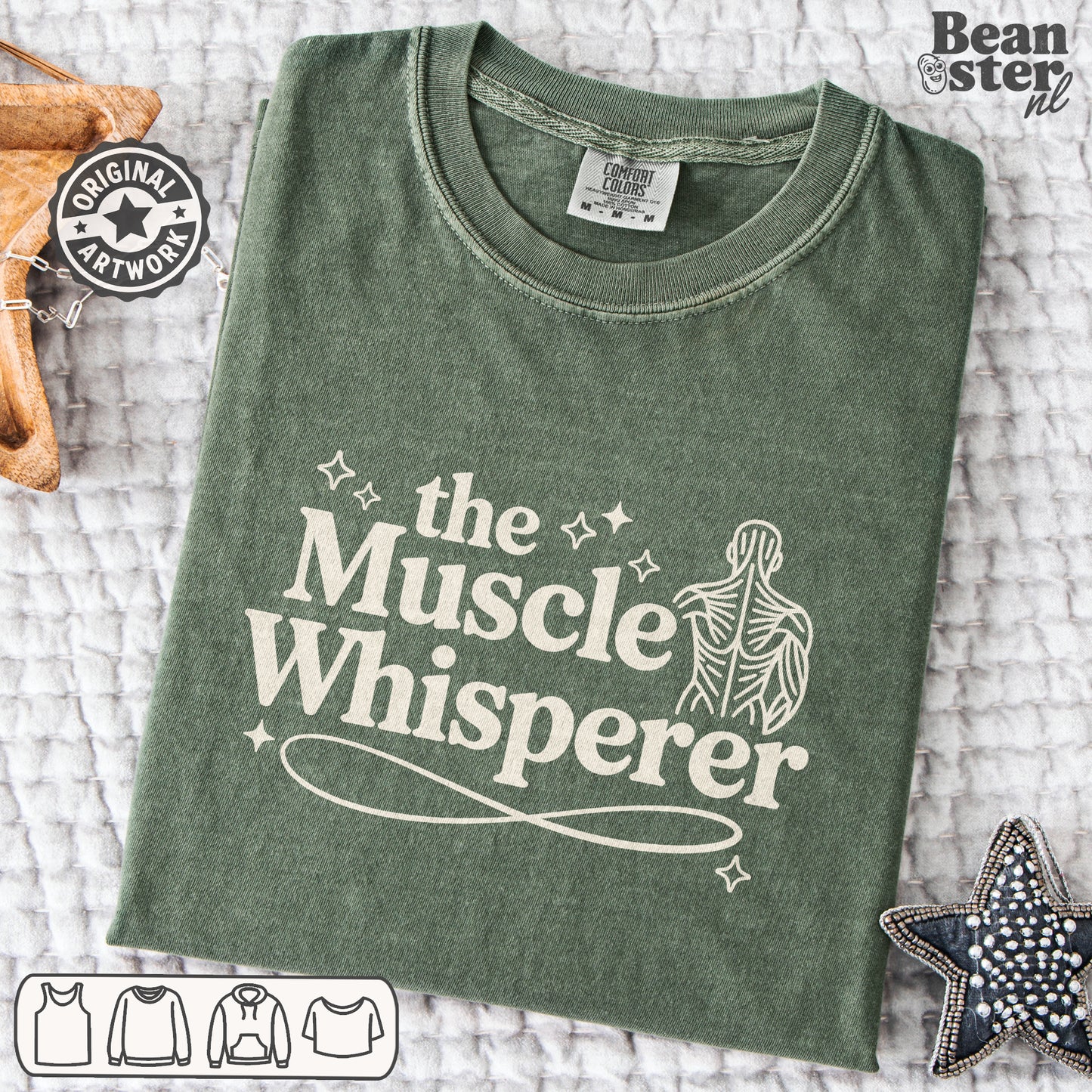Muscle Whisperer Funny Massage Therapist T-Shirt