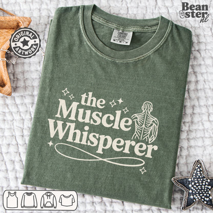 Muscle Whisperer Funny Massage Therapist T-Shirt