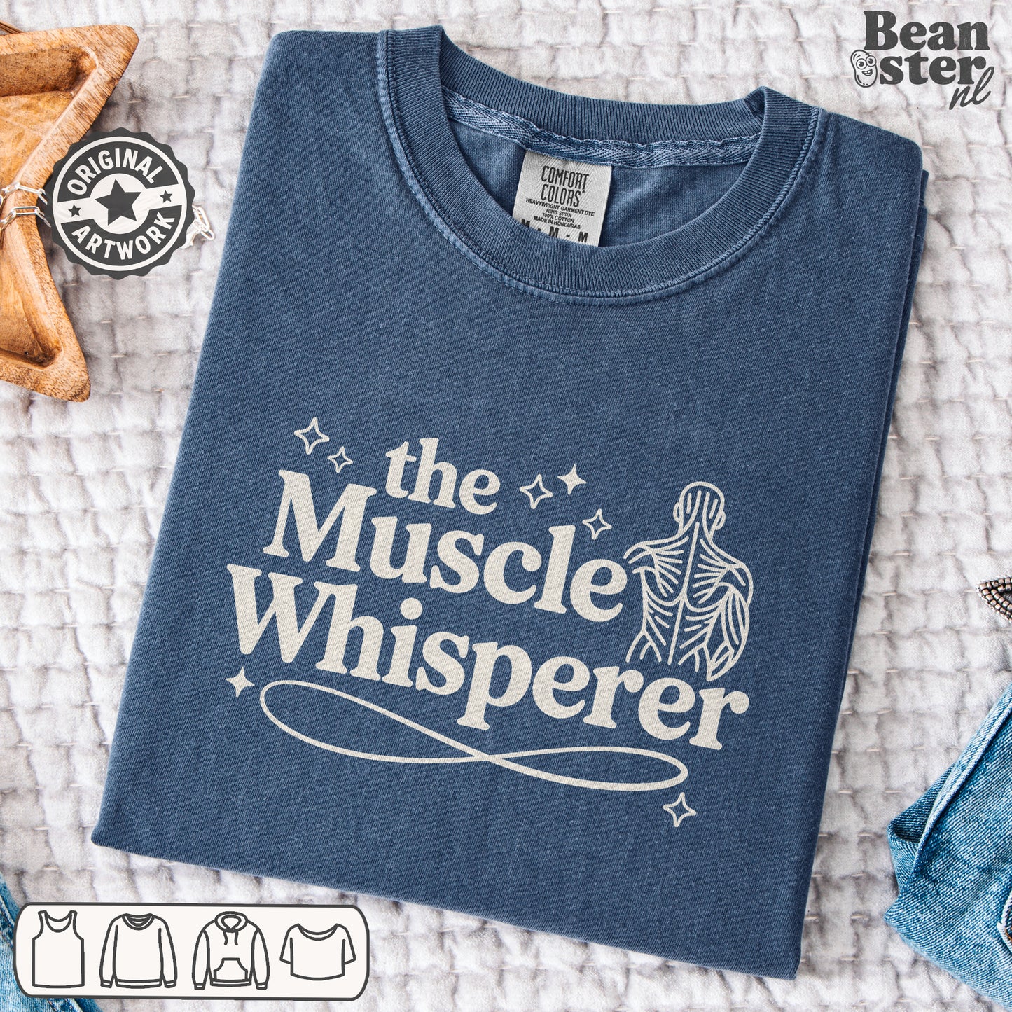 Muscle Whisperer Funny Massage Therapist T-Shirt