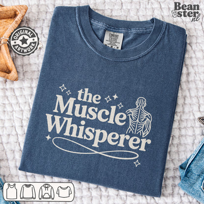Muscle Whisperer Funny Massage Therapist T-Shirt