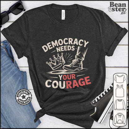 Democracy Needs Our Rage Progressive Activist T-Shirt