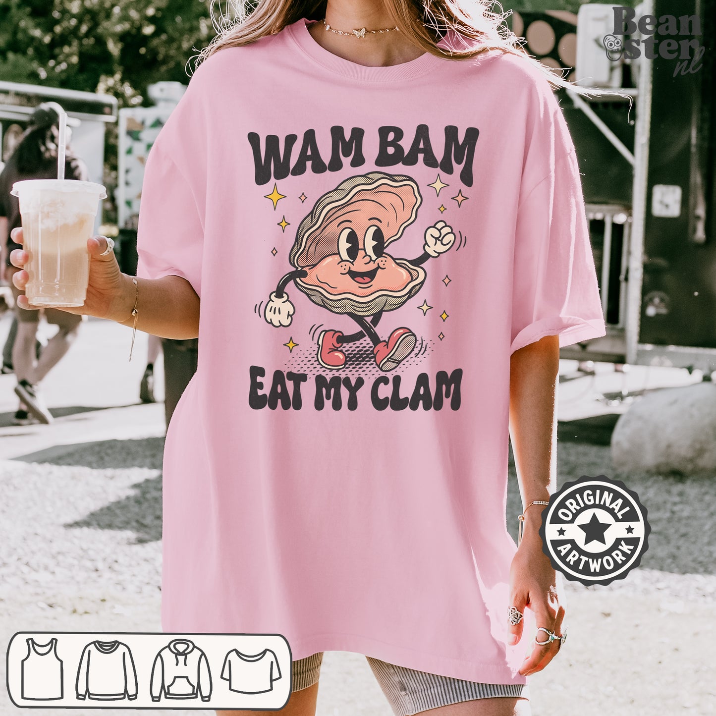 Eat My Clam T-Shirt – Funny NSFW Retro Graphic Tee