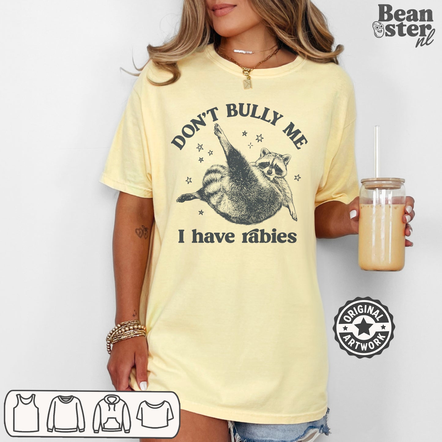 Don't Bully Me I Have Rabies Funny Graphic Shirt
