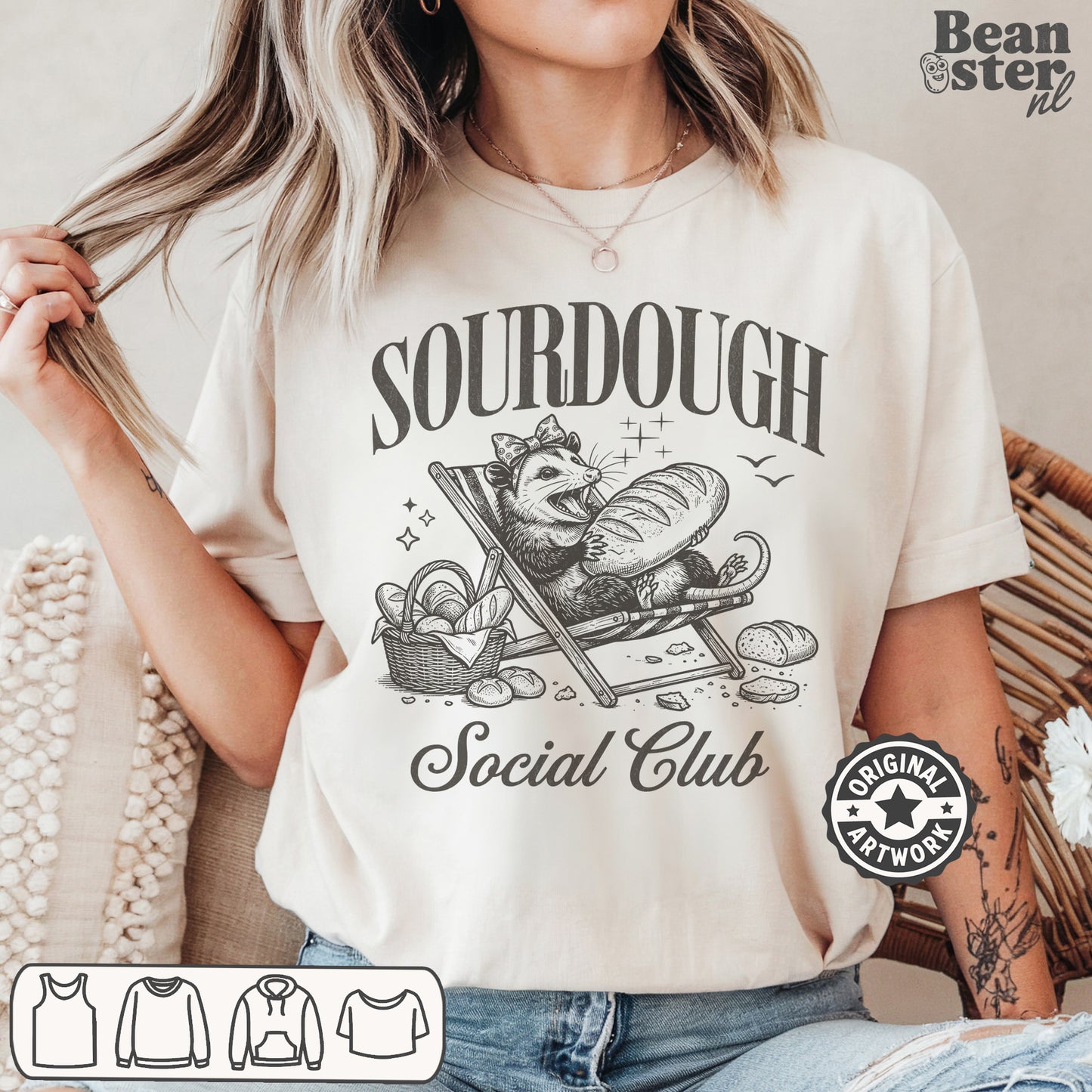 Sourdough Social Club T-Shirt | Bread Lover Shirt